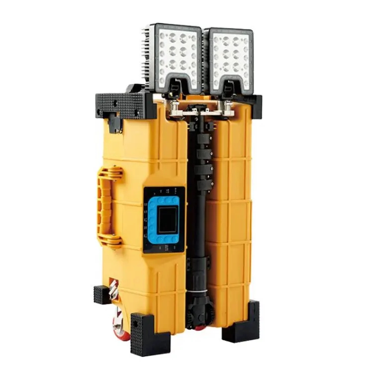 Kiajn funkciojn povas ludi Multifunctional Mobile Lighting Platform